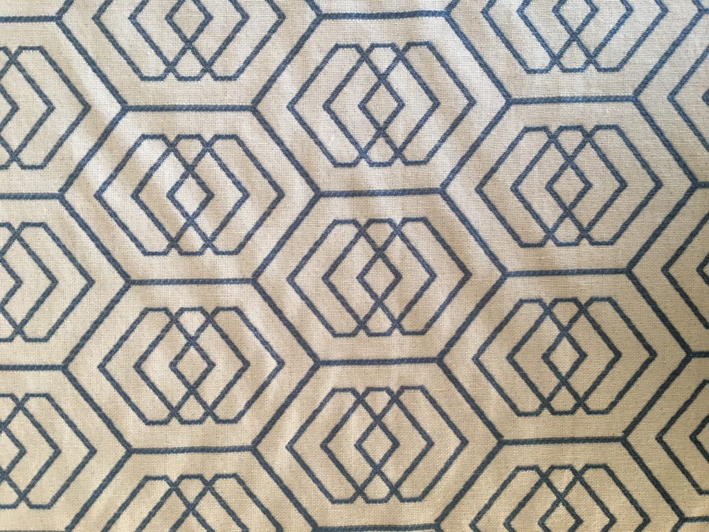 6706513 ARIEL A CREAM Geometric Jacquard Upholstery And Drapery Fabric